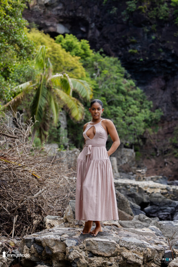 Sunburst Midi Dress