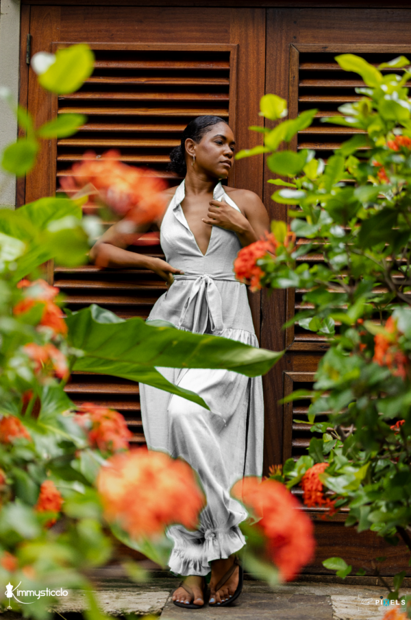 Papaya Blossom Romper - Image 2