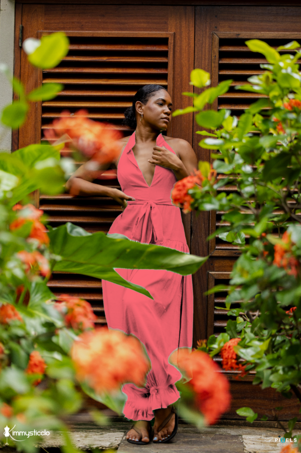 Papaya Blossom Romper - Image 7