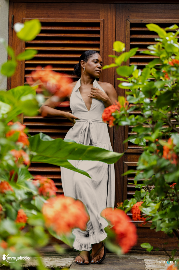 Papaya Blossom Romper - Image 4