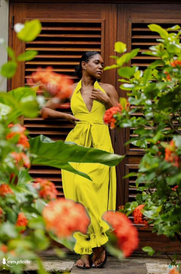 Papaya Blossom Romper - Image 3